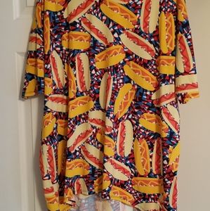 Lularoe Hotdog Irma size large